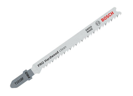 Bosch Powertool Accessories Pro Hardwood Clean T101bf Jigsaw Blade 100Mm Pack Of 5