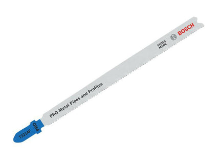 Bosch Powertool Accessories Pro Metal Pipes And Profiles T321af Jigsaw Blade 132Mm Pack Of 5