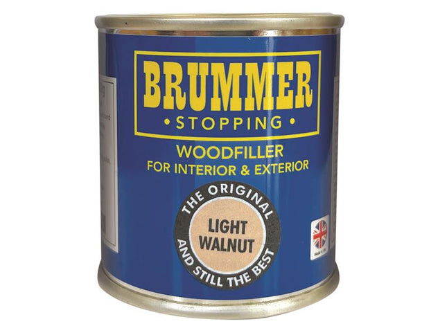 Brummer Wood Filler Light Walnut 250g