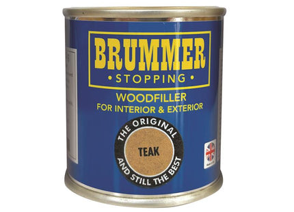 Brummer Wood Filler Teak 250g