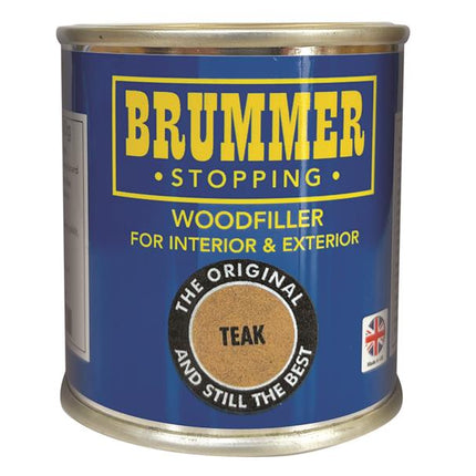 Brummer Wood Filler Teak 250g