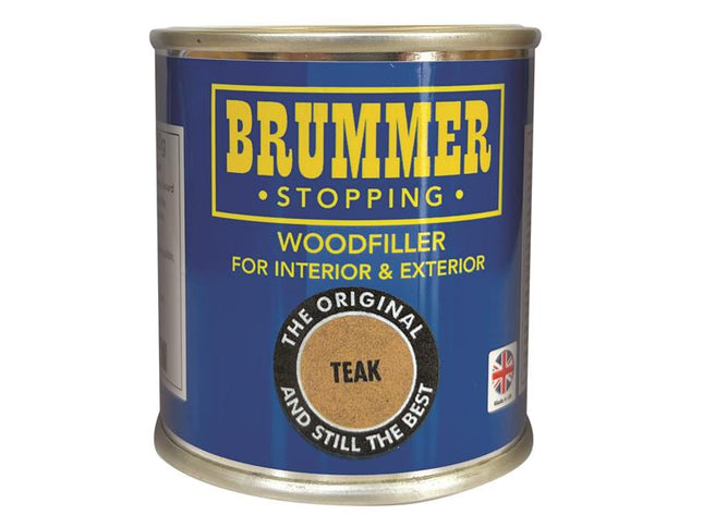 Brummer Wood Filler Teak 250g