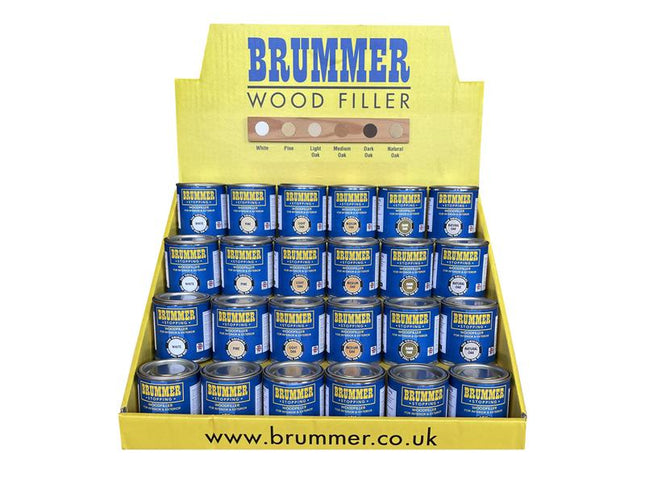 Brummer Wood Filler Counter Display Unit X 24Pc