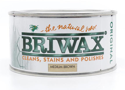 Briwax Wax Polish Medium Brown 200G