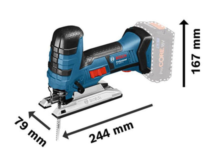 Bosch Gst 18V-Li S 18V Professional Barrel Grip Jigsaw Bare Unit + L-Boxx