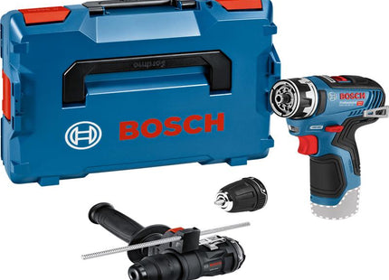 Bosch GSR 12V-35 FC Pro FlexiClick Drill Driver + 2 Attachments 12V Bare Unit