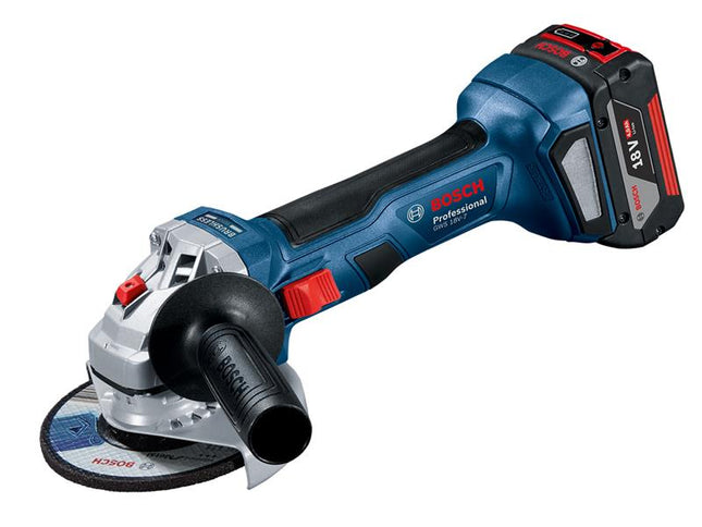 Bosch GWS 18V-7 Professional Angle Grinder 115mm 18V 2 x 4.0Ah Li-ion