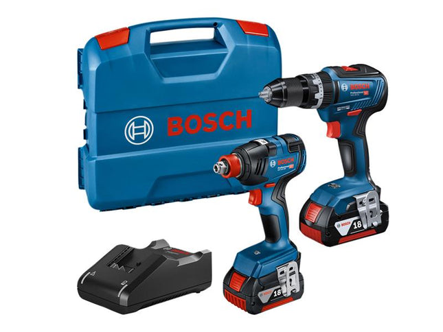 Bosch Professional Twin Pack 18V 2 x 4.0Ah Li-ion