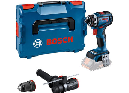 Bosch GSR 18V-90 FC Pro FlexiClick Drill Driver + 2 Attachments in Case 18V Bare Unit