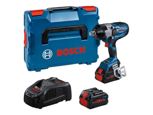 Bosch Gds 18V-1600 Hc Biturbo Impact Wrench 18V 2 X 8.0Ah Procore18v Li-Ion
