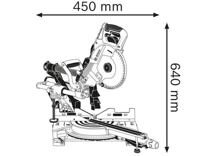 Bosch Gcm 8 Sde Professional Sliding Mitre Saw 1600W 240V