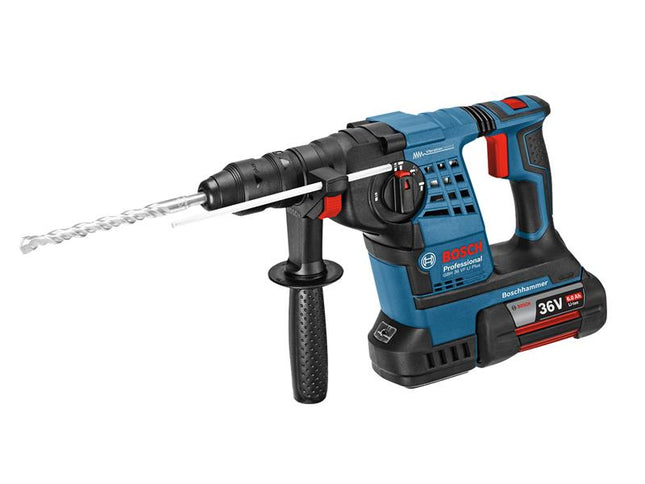 Bosch GBH 36 VF-LI Plus Professional SDS-Plus Rotary Hammer 36V 2 x 6.0Ah Li-ion