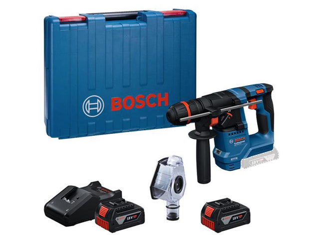 Bosch Pro Gbh 18V-18 X Onechuck Rotary Hammer 18V 2 X 5.0Ah Li-Ion