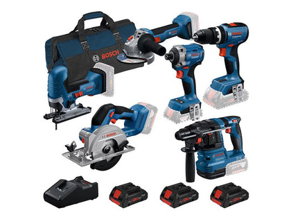 Bosch 6 Piece Combo Kit 18V 3 X Procore Li-Ion