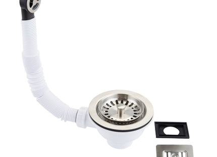 McAlpine 1�.5" Universal Basket Strainer Waste and O/flow Matt Black