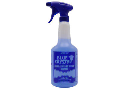 Action Can Blue Crystal Glass Cleaner 750ml - Q99GLASS07500012000 - Streak-Free Shine