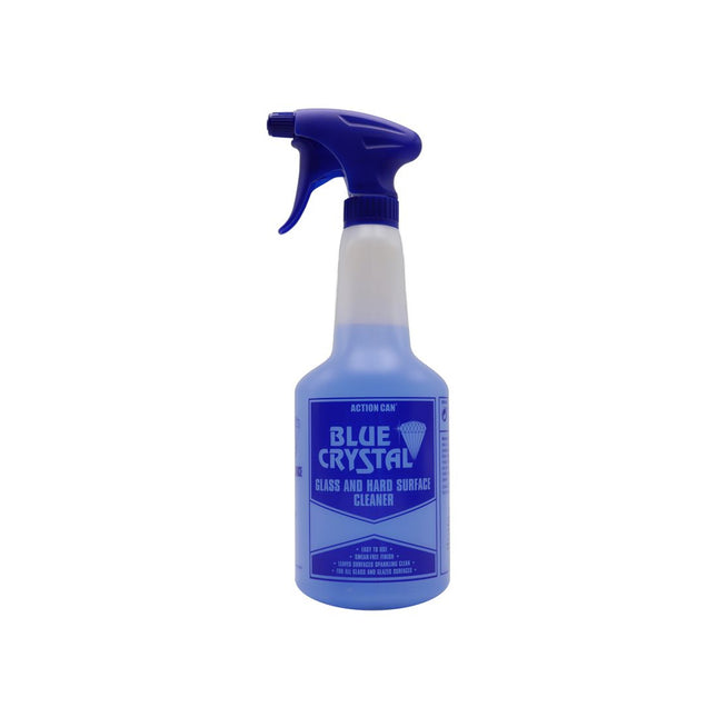 Action Can Blue Crystal Glass Cleaner 750ml - Q99GLASS07500012000 - Streak-Free Shine