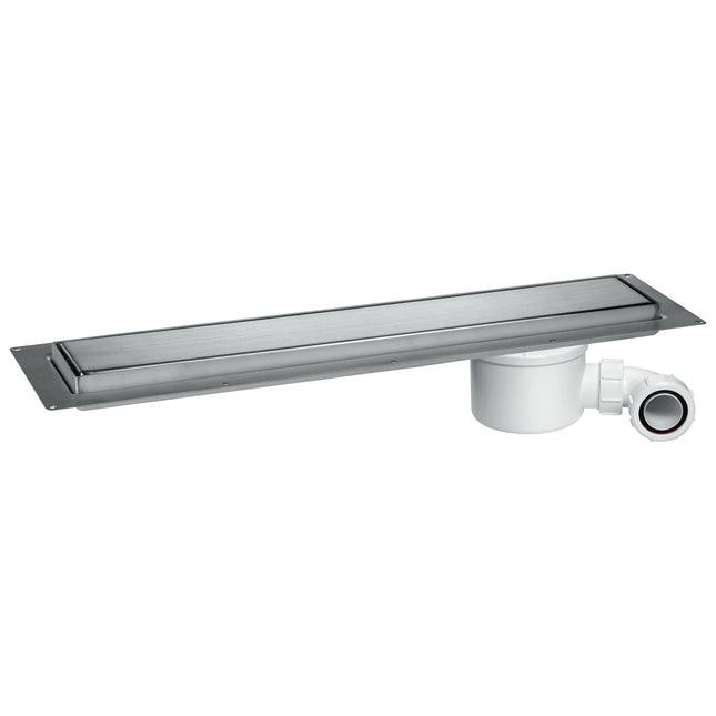 McAlpine 1000mm Shower Channel Drain - Brushed Stainless Steel