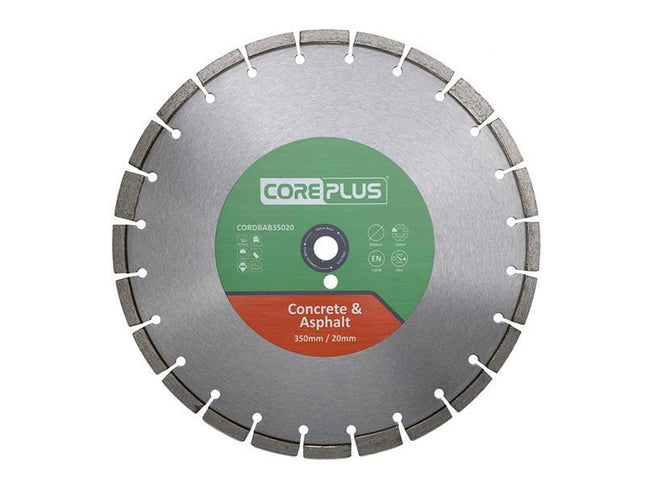 Coreplus Concrete & Asphalt Diamond Blade 350 X 20Mm