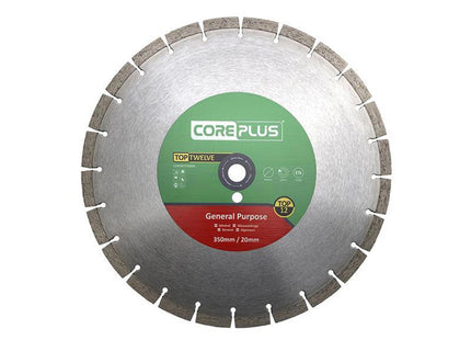 Coreplus Top Twelve General Purpose Cutting Blade 350 X 20Mm