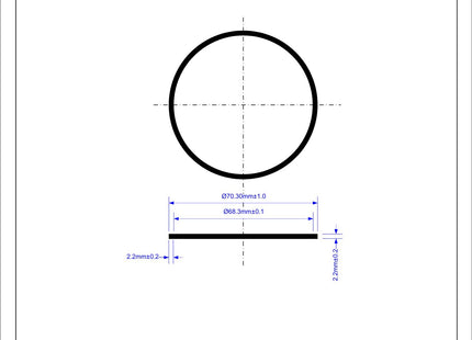 McA Rubber Washer For Bottle Trap  C10 Cup CRW10