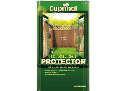 Cuprinol Shed & Fence Protector Acorn Brown 5L