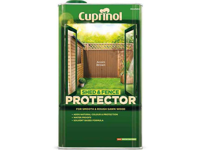 Cuprinol Shed & Fence Protector Acorn Brown 5L