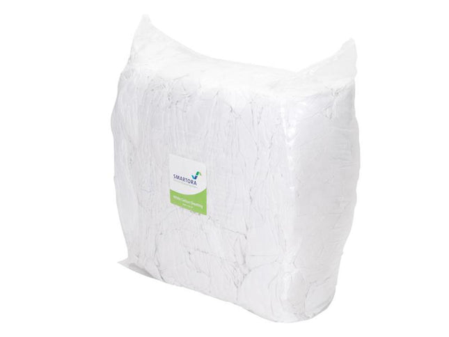 Davis & Moore White Cotton Sheeting Wipers 10Kg