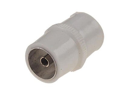 Dencon Coax Coupler White 7118Nb
