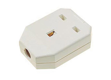 Dencon Nylon Extension Socket 1 Gang 13 Amp White 9419Nb