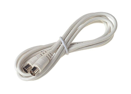 Dencon Coax Lead 2M White 7075