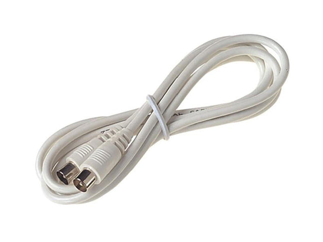 Dencon Coax Lead 2M White 7075