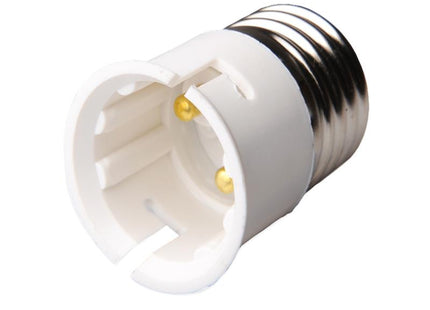 Dencon E27 to B22 Adaptor White