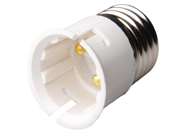 Dencon E27 to B22 Adaptor White