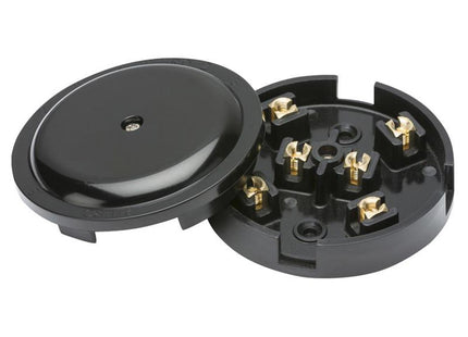 Dencon 6-Terminal Junction Box 20A Black