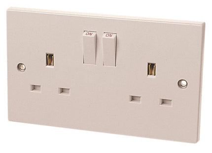 Dencon Switched Socket 2-Gang 13A