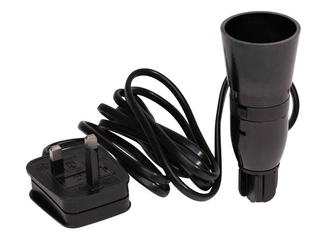 Dencon Bottle B22 Lamp Adaptor with Flex & Plug