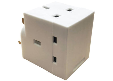 Dencon 3 Way Adaptor 13A Fused