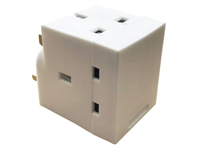 Dencon 3 Way Adaptor 13A Fused