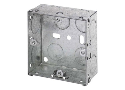 Dencon Metal Back Box 1-Gang 25mm