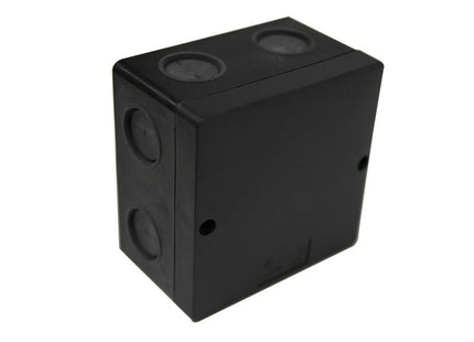 Dencon IP66 Junction Box Black 100 x 100mm