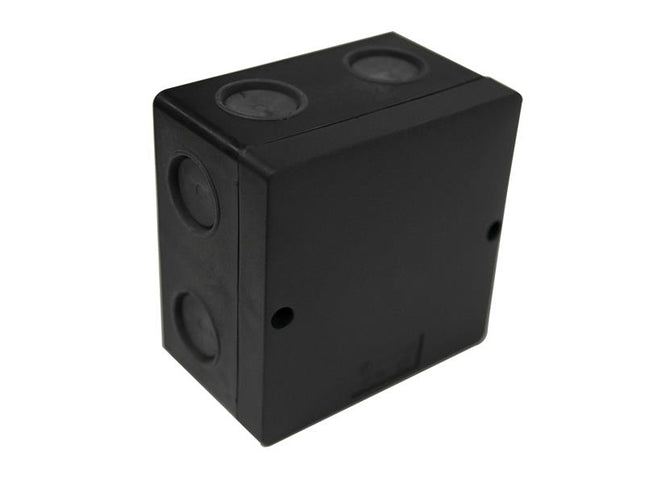 Dencon IP66 Junction Box Black 100 x 100mm