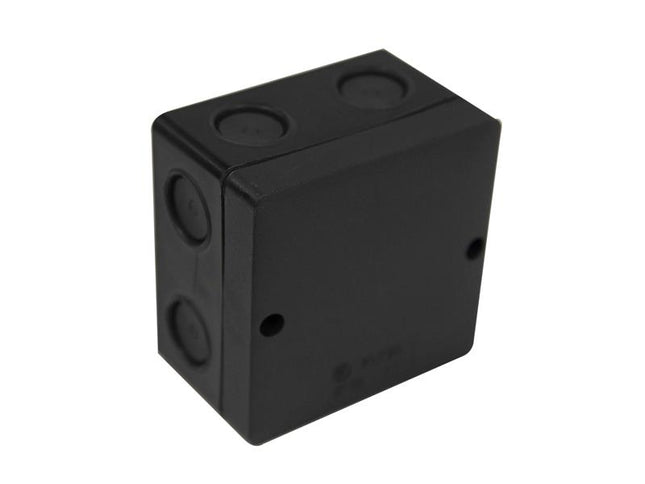 Dencon IP66 Junction Box Black 81 x 81mm