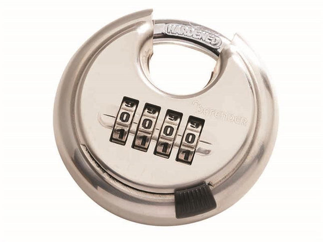 Defender Diskus Combination Padlock 70Mm
