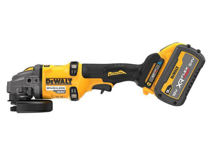 Dewalt Power Tools Dcg418shdx Xr Flexvolt Detect Angle Grinder 125Mm 54V 2 X 9.0Ah Li-Ion