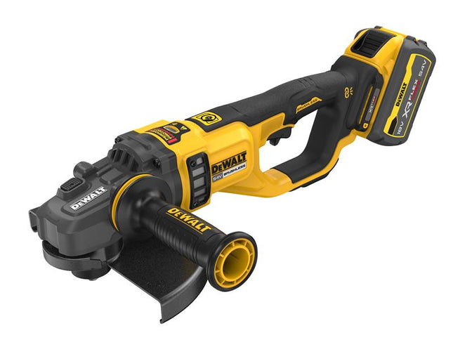 DEWALT DCG460X2XR FlexVolt Angle Grinder 54V 2 x 3.0Ah Li-ion DEWDCG460X2