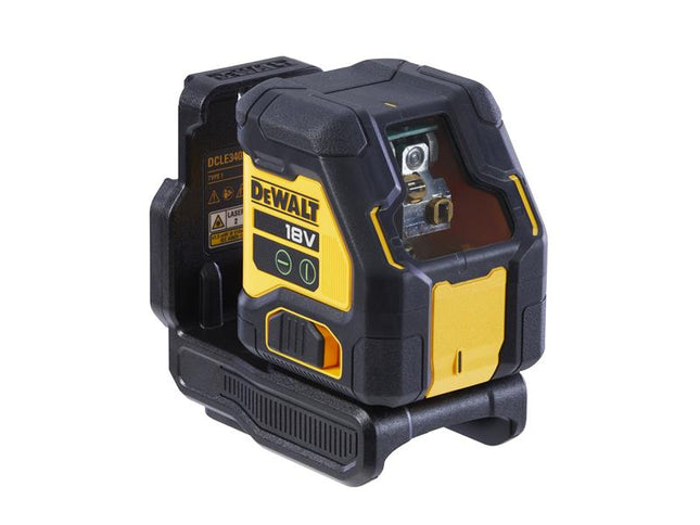 DEWALT DCLE34021N XR Compact Cross Line Green Laser 18V Bare Unit DEWDCL34021N