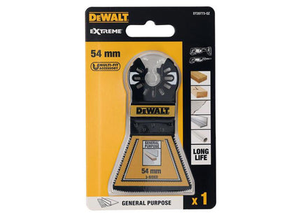 Dewalt Power Tools Dt20773 Bi-Metal 3-Sided Cutting Multitool Blade 54Mm