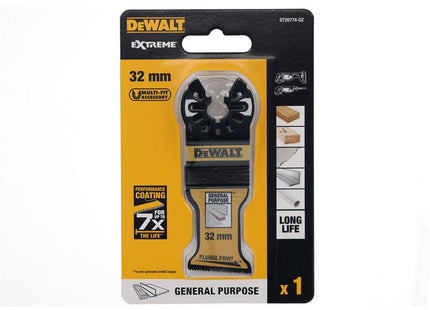 Dewalt Power Tools Dt20774 Bi-Metal Plunge Point Multitool Blade 32Mm