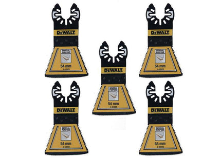 Dewalt Power Tools Dt20775 Bi-Metal 3-Sided Cutting Multitool Blade 54Mm (5 Pack)